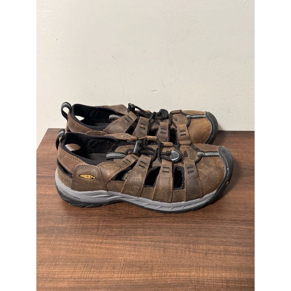 KEEN Utility Atlanta II Cooler Sandal-Steel Toe Men's Comfort Casual Work 11D